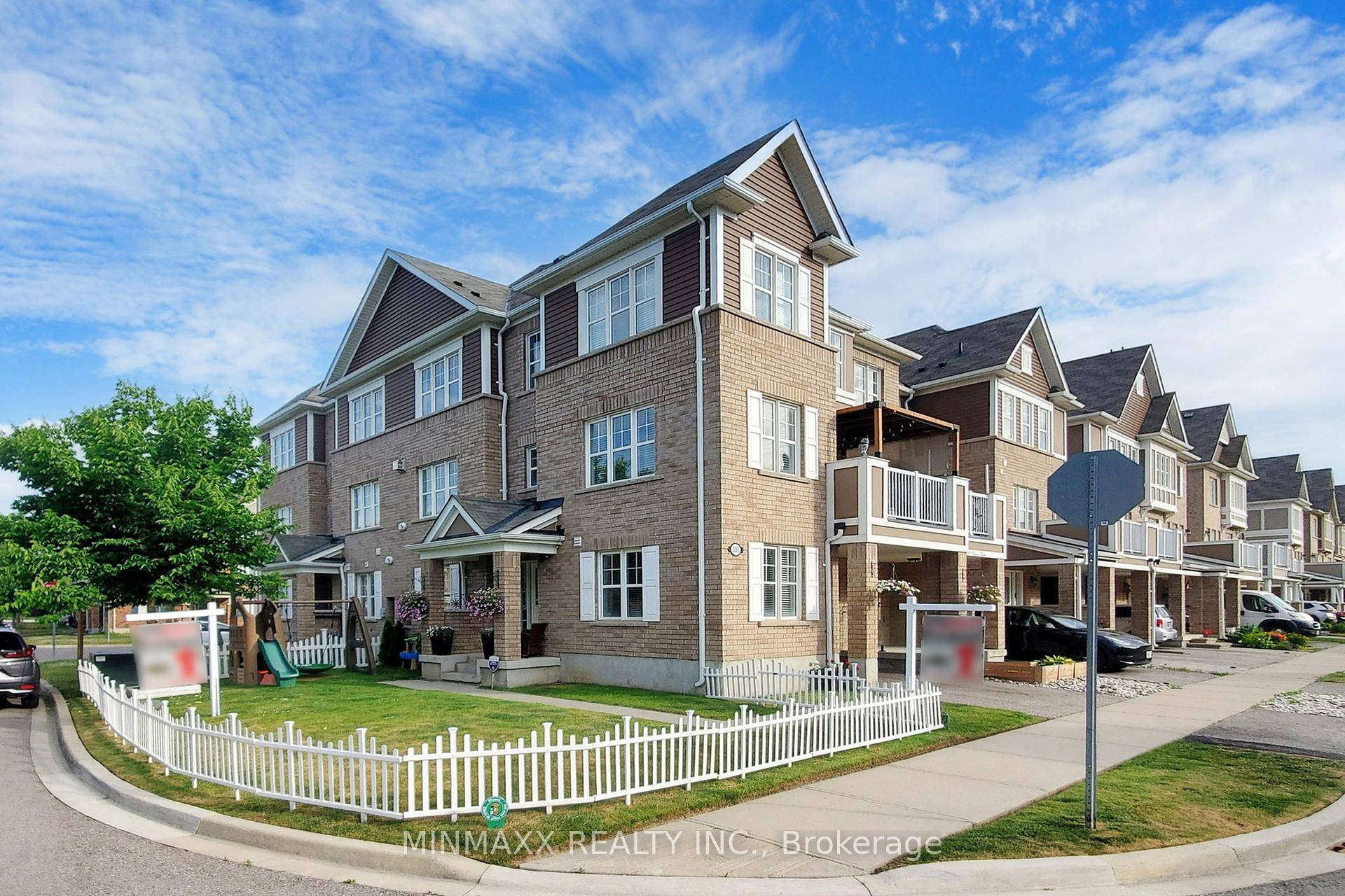 Absolutely Stunning ! Mattamy's Popular Fully Freehold 1530 SF The Sutton Corner Townhouse on Premium Quiet Street Corner Lot in Most Desirable Hawthorne South Village Neighbourhood of Ford Community.