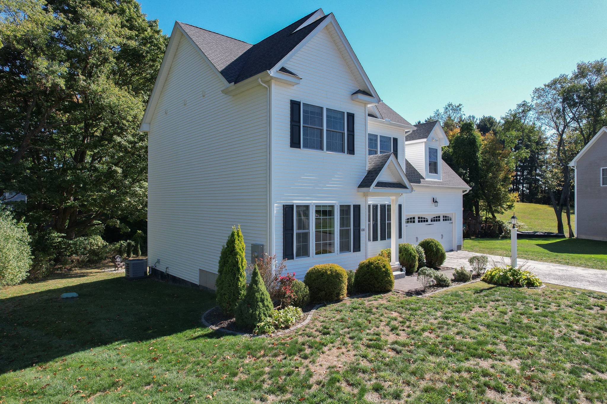 Tucked away at the end of a quiet cul de sac, this newer custom built colonial is located on one the premier lots in the development and is the perfect ...