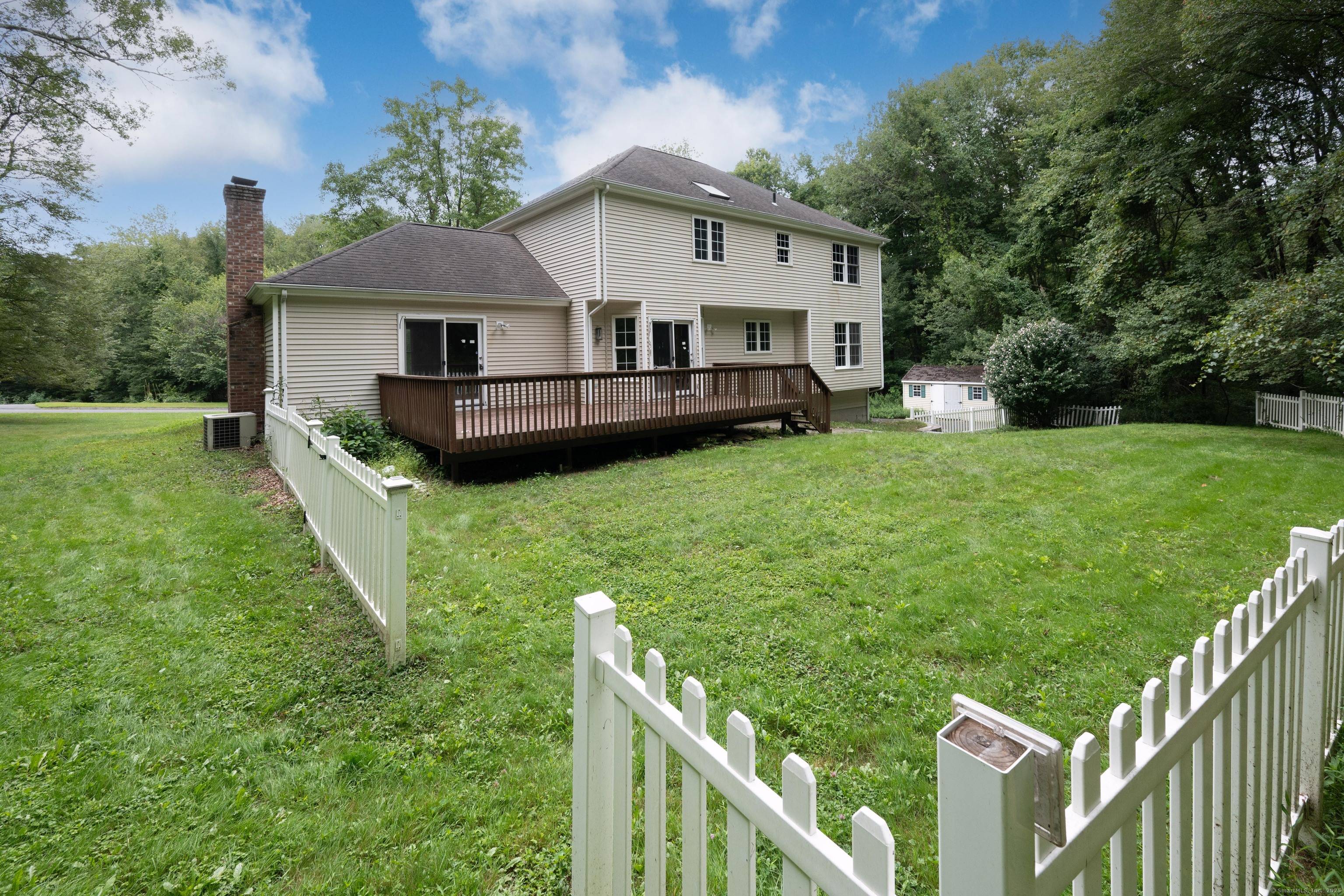 Set on 4. 89 wooded acres, this 2, 890 sq ft home offers privacy, space, and endless potential.