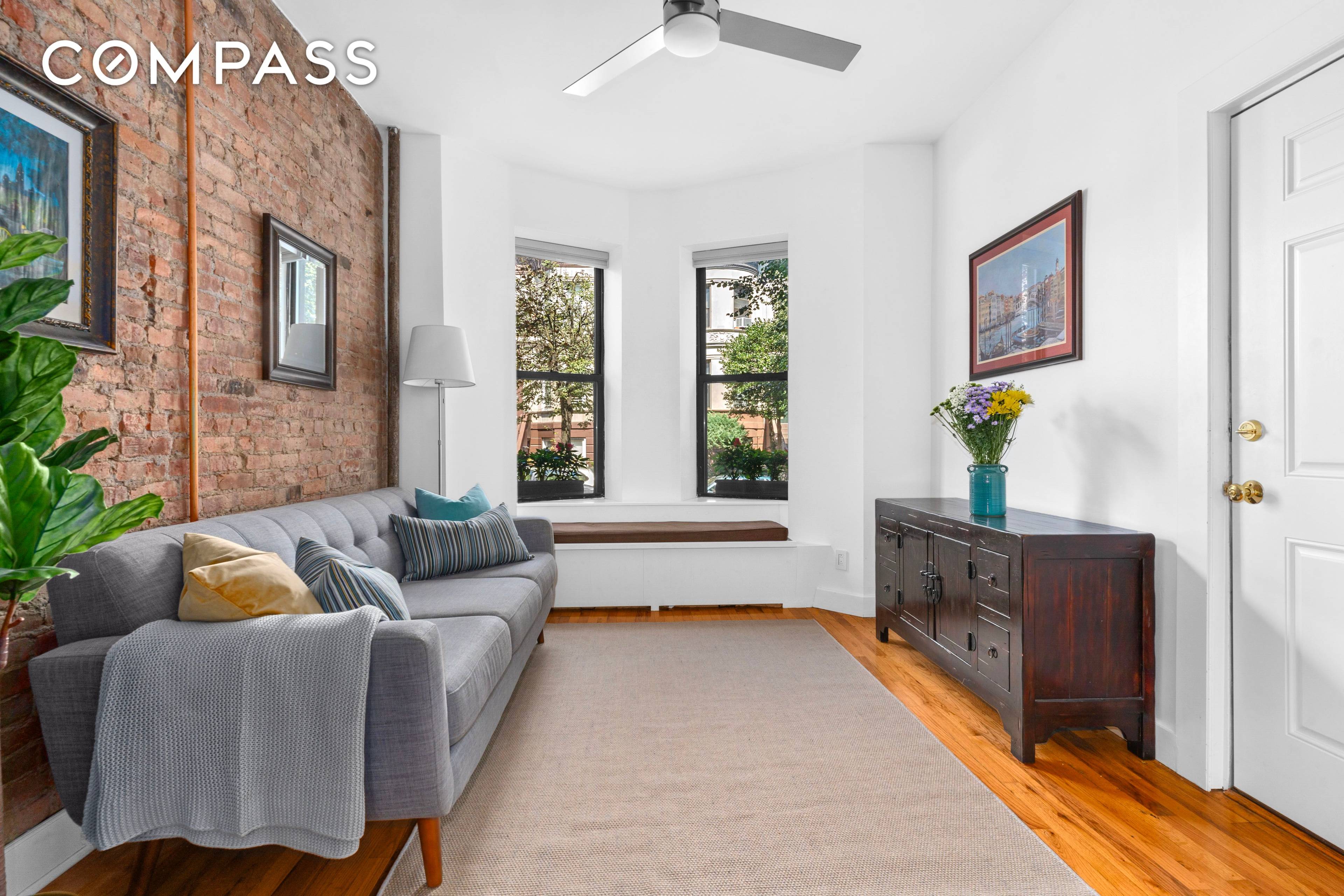 This 2 bedroom, 1. 5 bath duplex apartment with private garden is available for the first time in over 15 years.