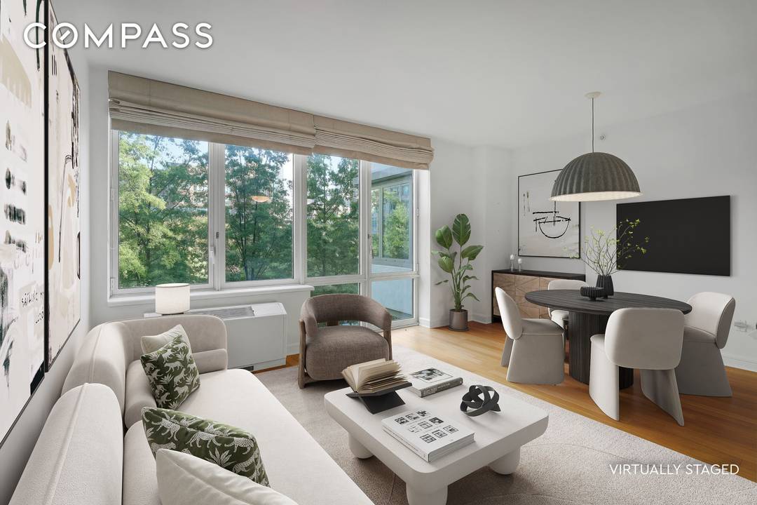 Serene, spacious, and sun filled this nearly 800 square foot 1 bedroom, 1 bathroom residence at the coveted Rushmore Condominium delivers both comfort and sophistication on the Upper West Side.