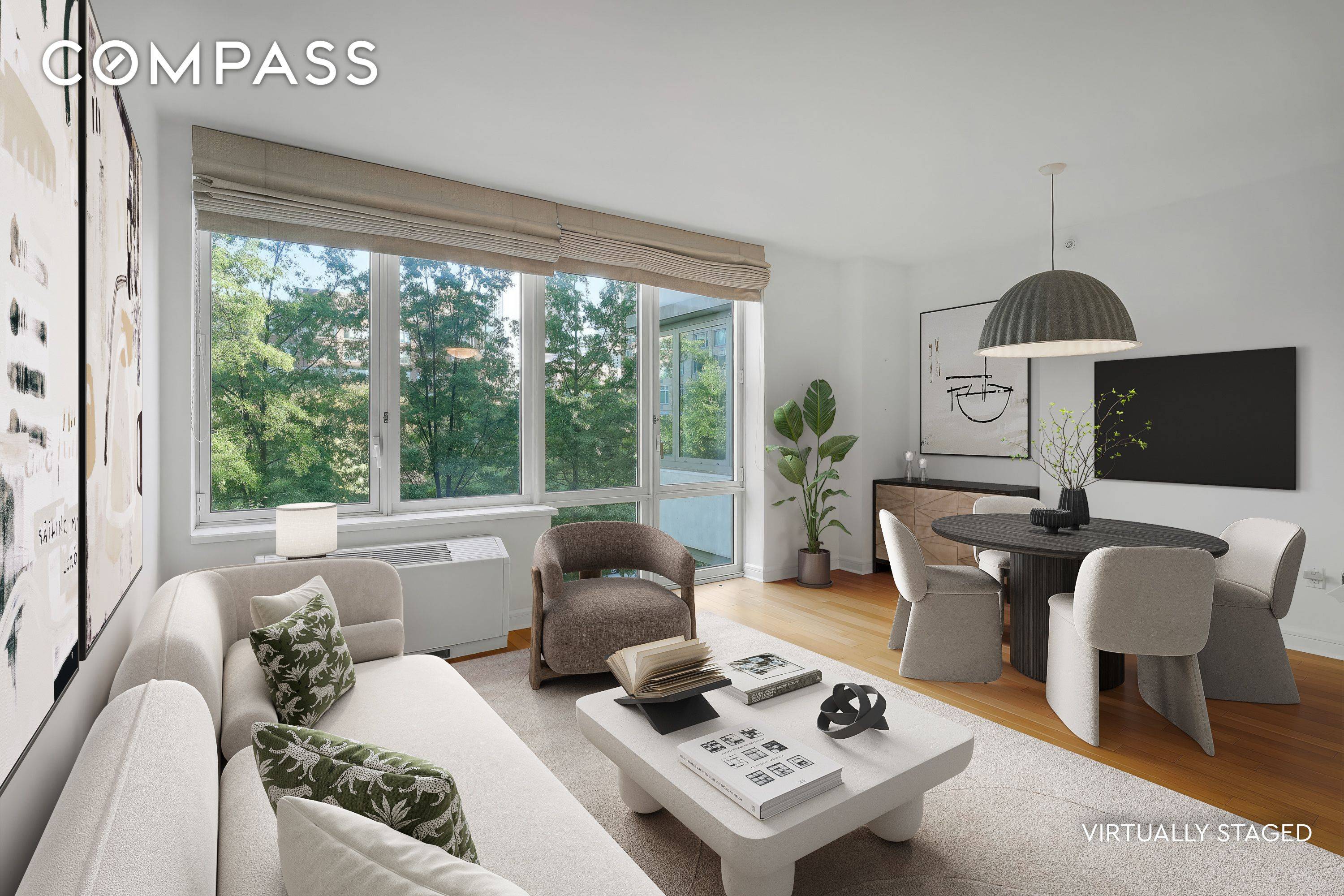 Serene, spacious, and sun filled this nearly 800 square foot 1 bedroom, 1 bathroom residence at the coveted Rushmore Condominium delivers both comfort and sophistication on the Upper West Side.