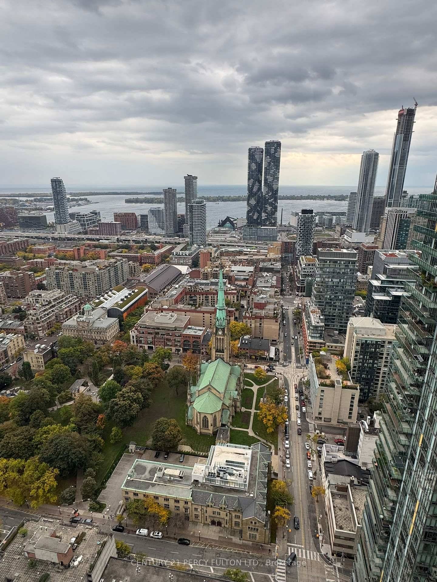 Perched on the 50th floor of The Saint by Minto Communities, this brand new two bedroom corner suite offers breathtaking southwest views of Lake Ontario and the Toronto skyline.