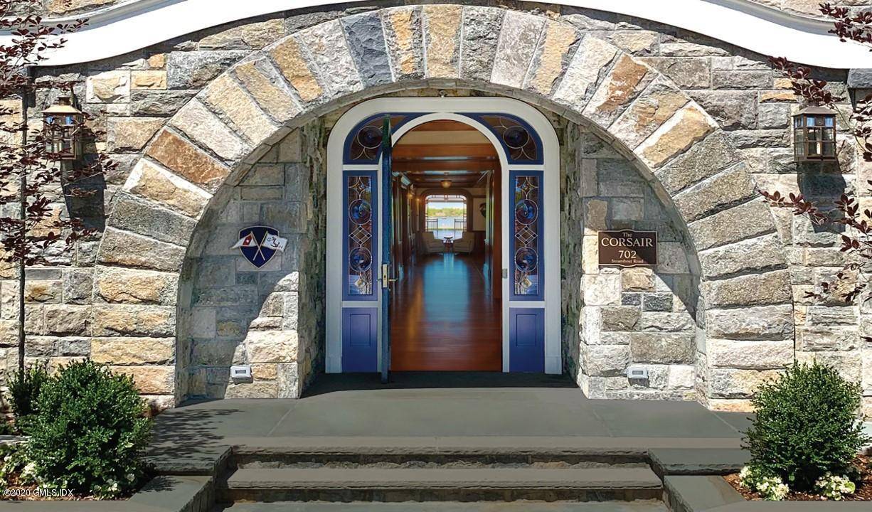 Rare Direct Waterfront Boutique Condominium ''The Corsair'' offers breathtaking views, concierge luxury, a Hinckley timeshare, waterside pool, private dock deep water mooring option on Greenwich Harbor.