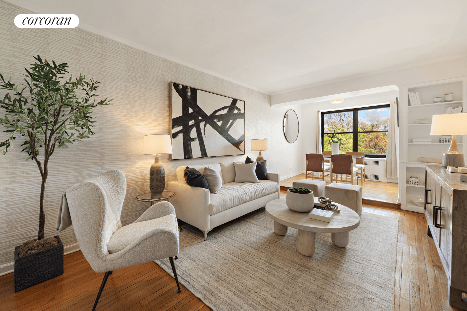 Enjoy breathtaking Central Park views from every room in this classic pre war one bedroom condo at 425 Central Park West.