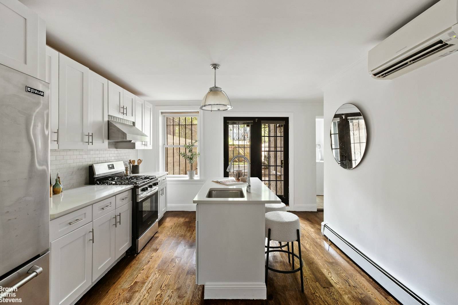 Welcome to 1150 Pacific Street, a single family architecturally compelling townhouse in Crown Heights.