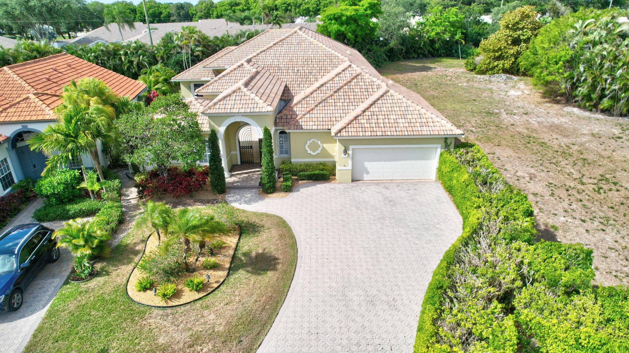 Beautiful one story home with a separate one bedroom guest house.