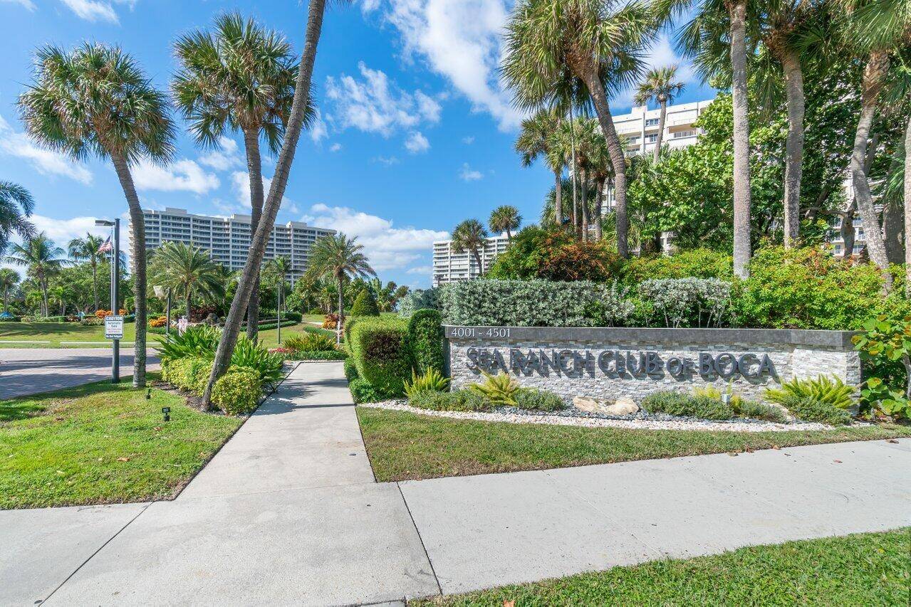 Premier ocean front community with 38 acres of tropically landscaped grounds.