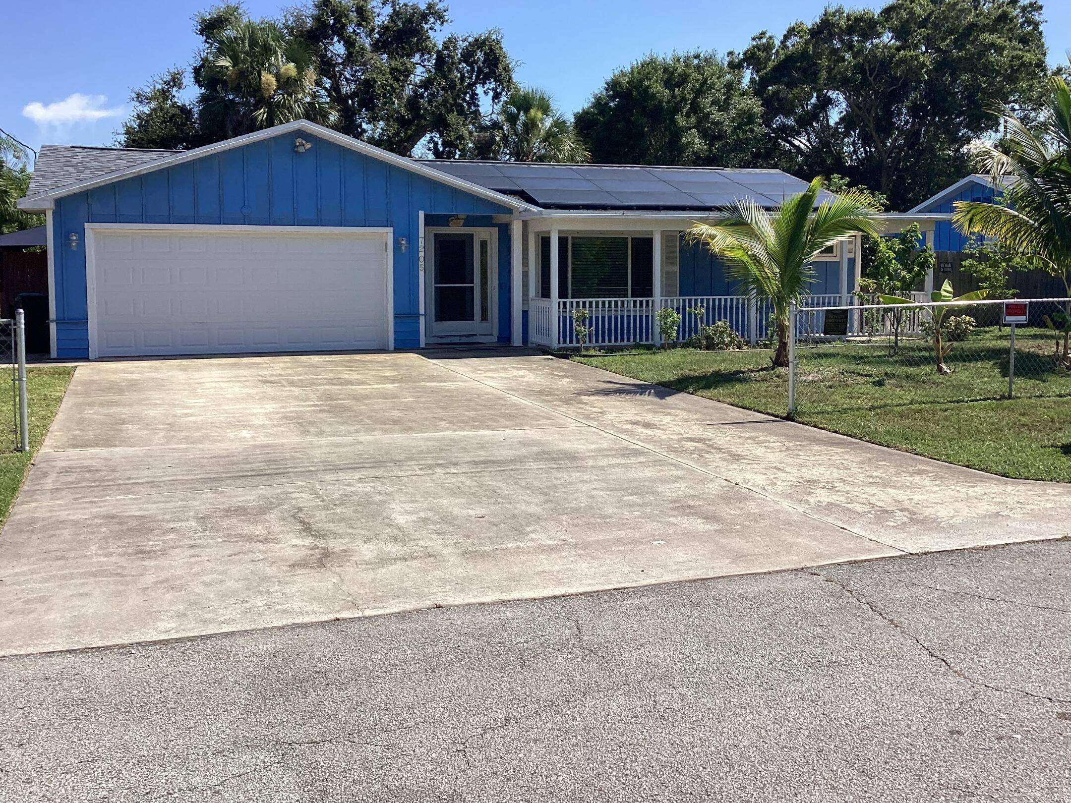 Lakefront property on double lot with.