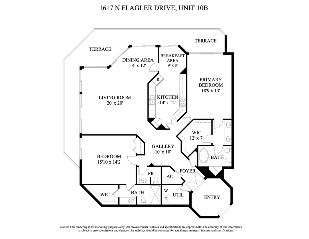 Enjoy panoramic views of the Intracoastal Waterway, Palm Beach Island, amp ; the Atlantic Ocean from this stunning residence located on a high floor at the desirable Villa Del Lago.