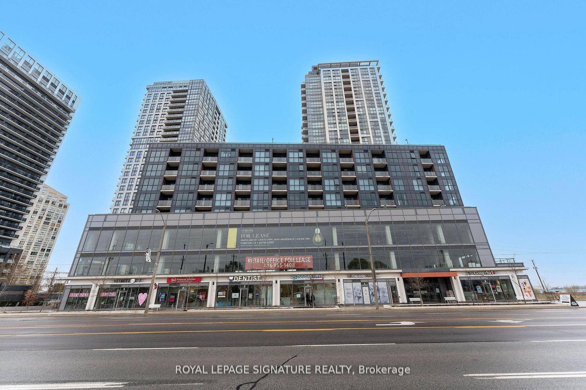 Spacious Two bedrooms plus Den Condo in Modern 4 Year Old Building Steps to Kipling Station !