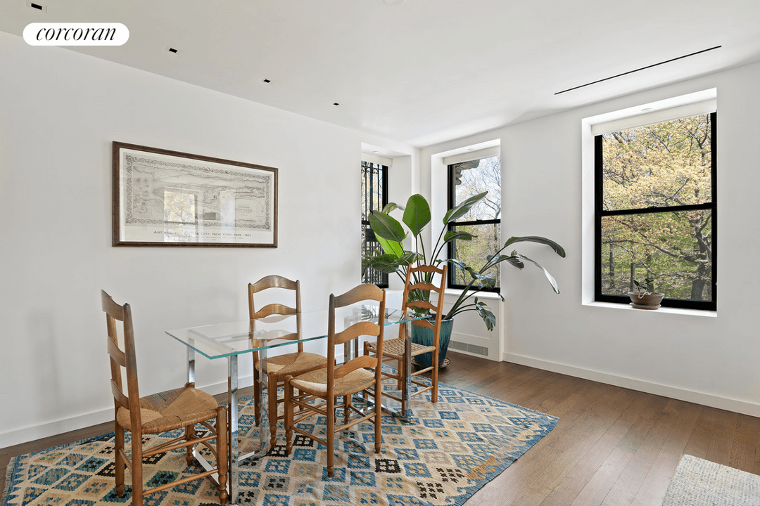 Apartment 2B is a beautfully renovated three bedroom home with extraordinary Central Park Views from the entire living dining area.