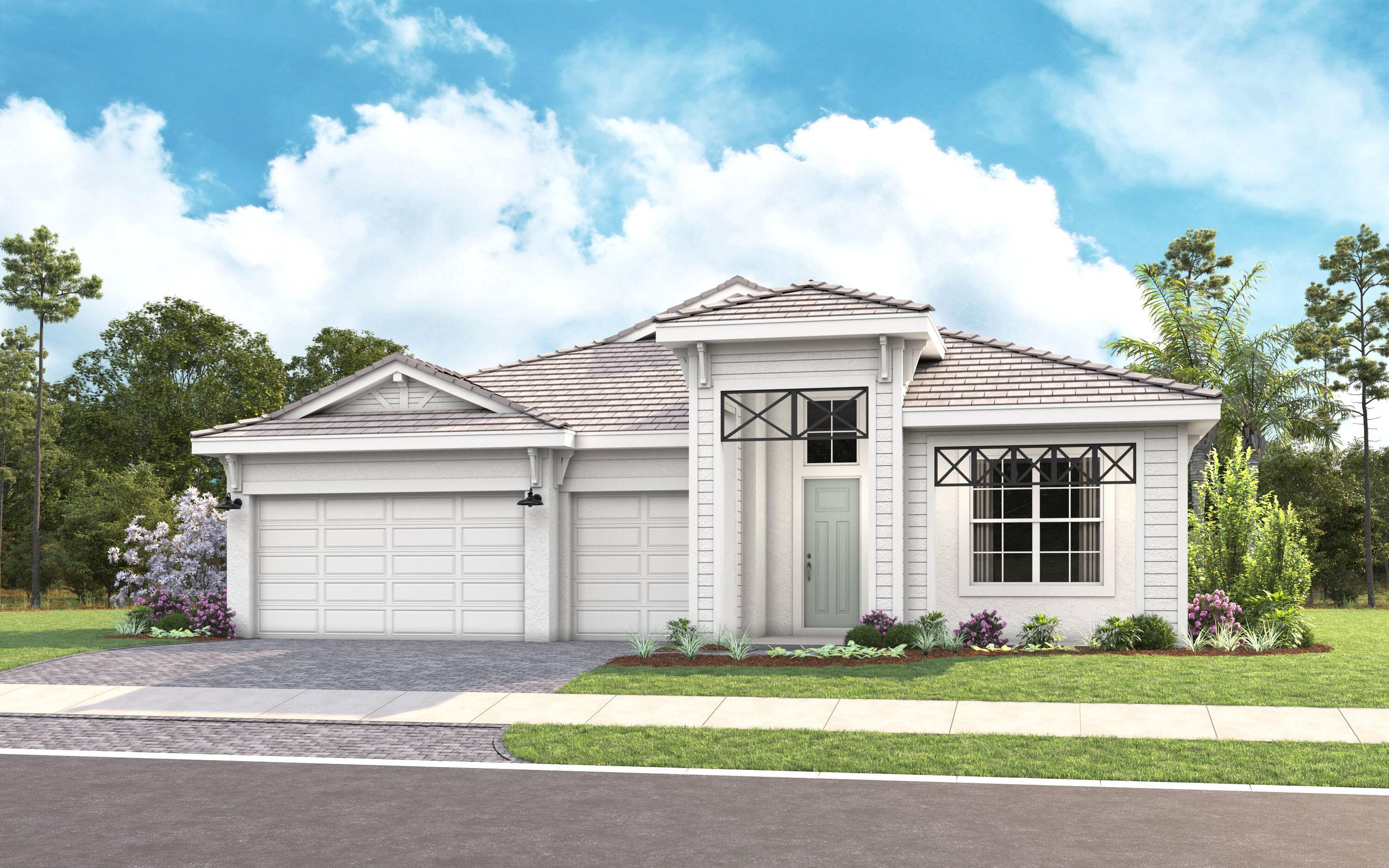 Under Construction This brand new Priscilla floorplan, built by Kolter Homes, is situated on a southern facing, corner homesite in the new 55 Esprit community.
