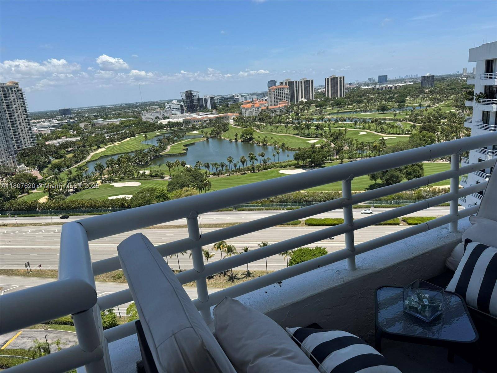 Spectacular water views from Every room in this 2 bed 2 bath Plus a Den located on PENTHOUSE in a prestigious Parc Central condo.