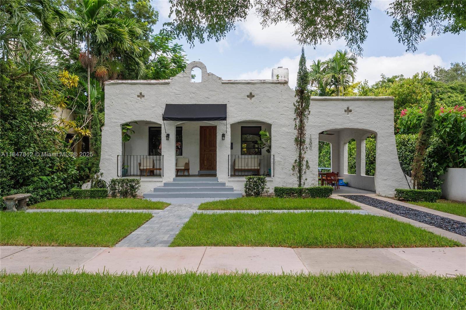 1500 Madrid St is a beautifully updated Mediterranean style home in Coral Gables.