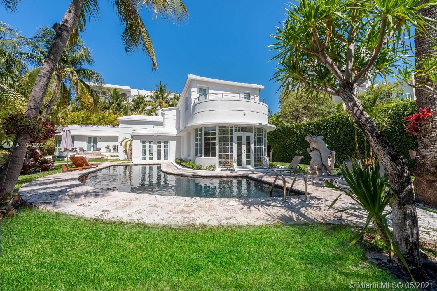Unique opportunity to rent Iconic Art Deco Casa Sinatra, history packed home originally built by Robert E.