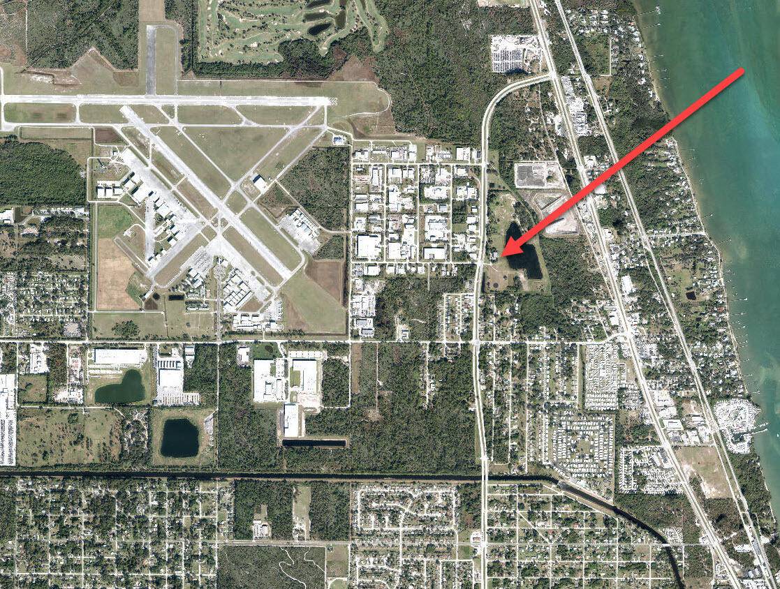 44. 57 acres of land zoned IX Industrial Extraction, with Industrial FLUC land Use.