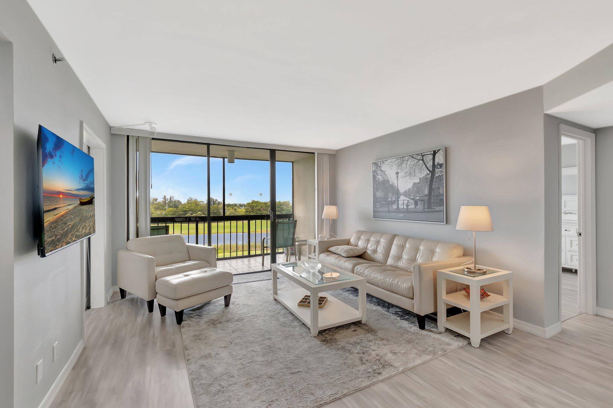 Welcome to your new renovated seasonal rental with beautiful views of the water and golf course.