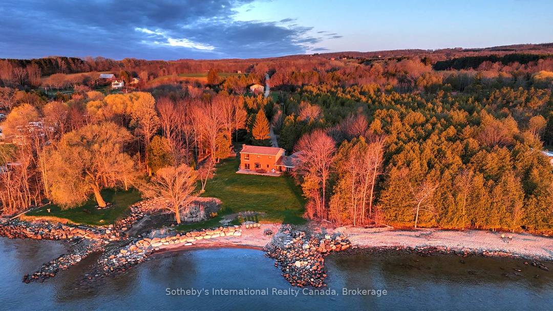 Own an extraordinary 8. 3 acre sanctuary on the Meaford coastline, boasting 561 feet of private Georgian Bay frontage and total seclusion within a mature cedar forest.