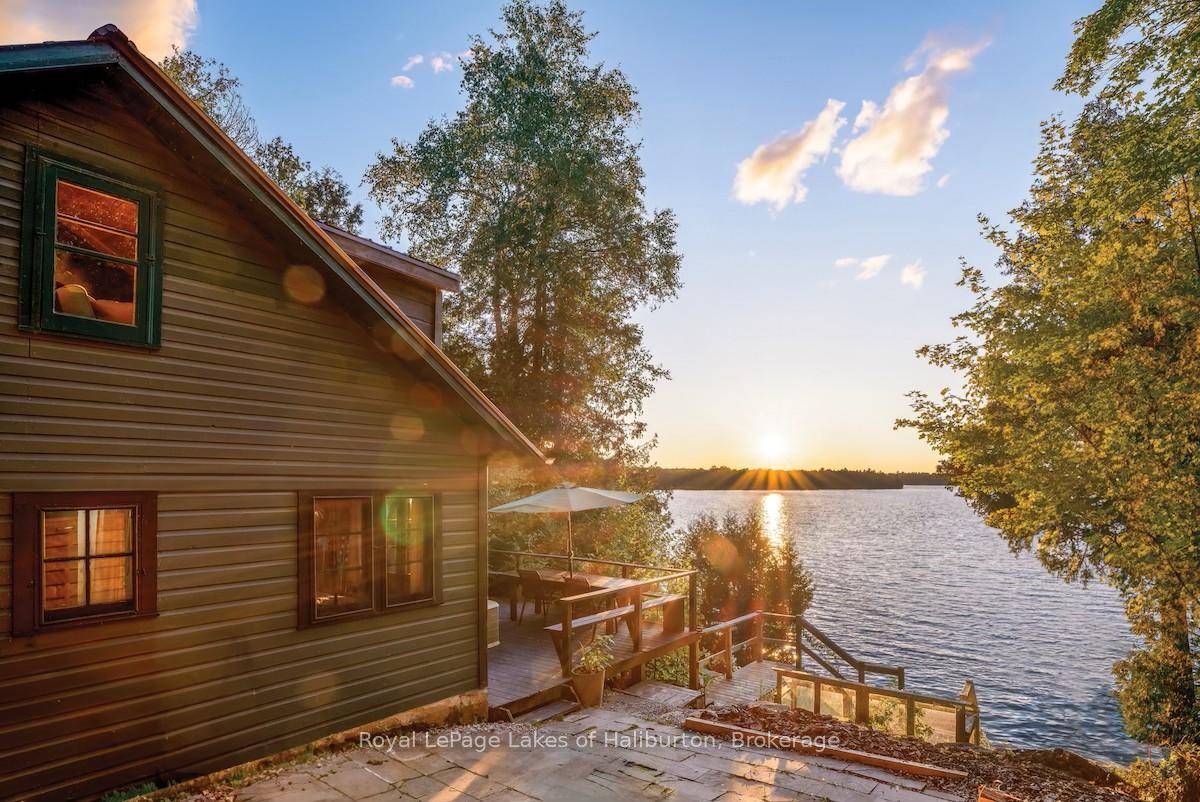 Just reduced. This classic, turn key three season cottage on Head Lake offers the perfect blend of rustic charm and modern comfort, just 1.