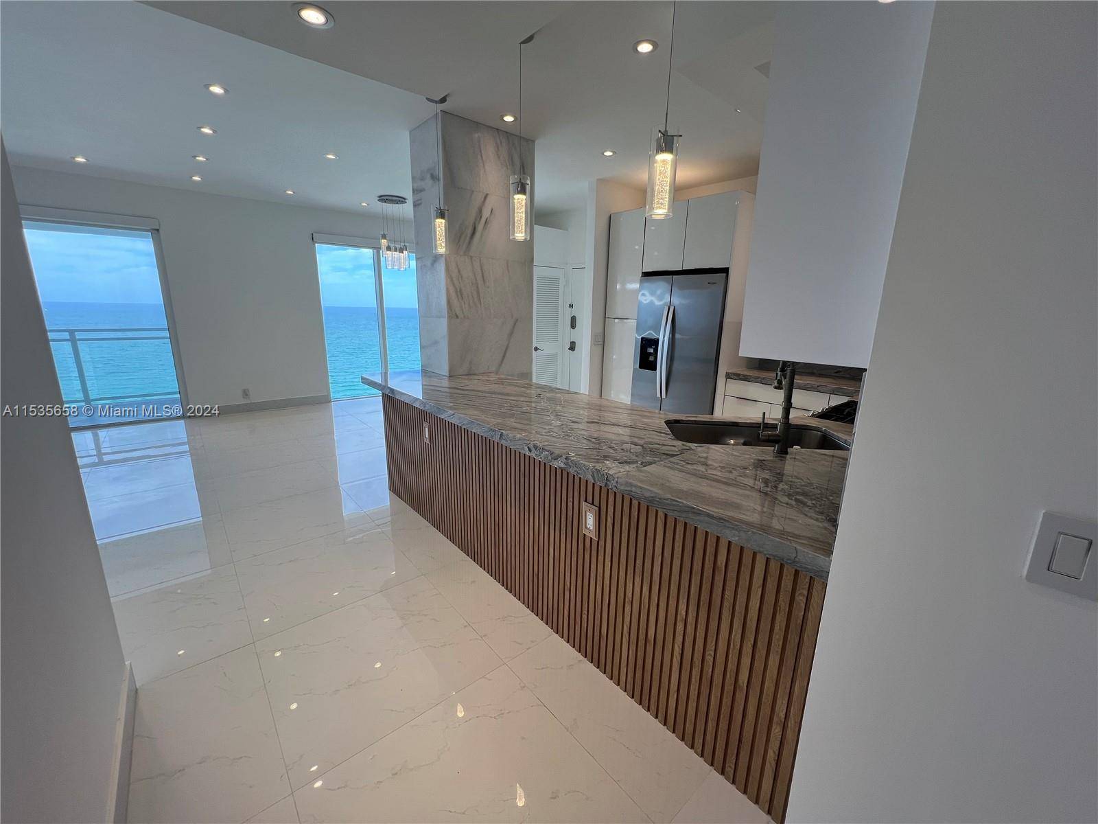 Completely remodeled Penthouse with unobstructed direct Ocean views.