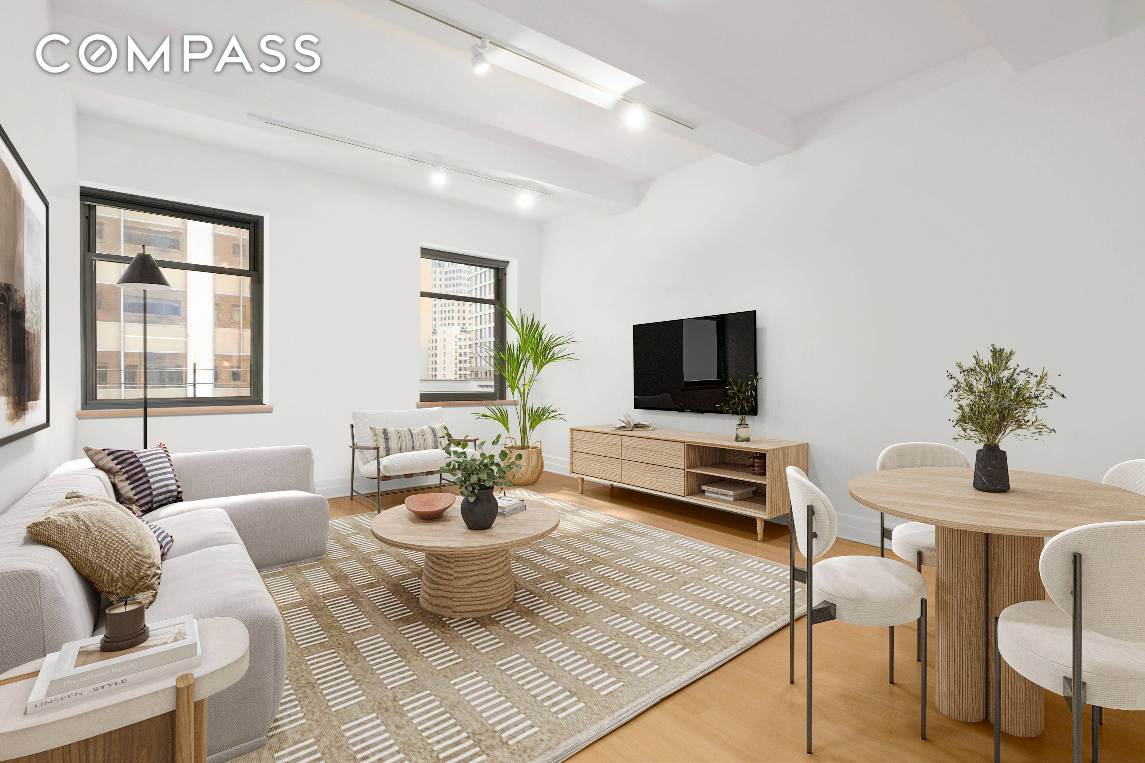 Upon entering this well appointed residence, you ll immediately be impressed by the grand living room measuring 31 2 x 14 6.
