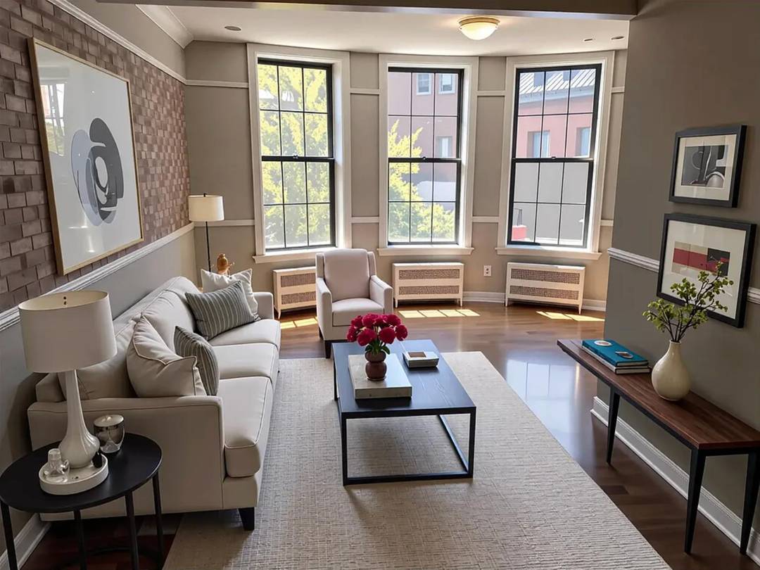 Street Facing amp ; Renovated 2 Bedroom with Laundry in a Luxury Walkup Building !
