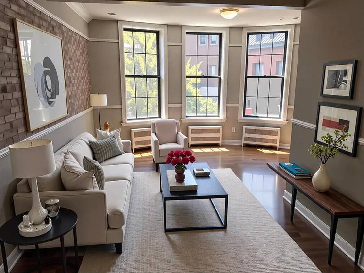 Street Facing amp ; Renovated 2 Bedroom with Laundry in a Luxury Walkup Building !