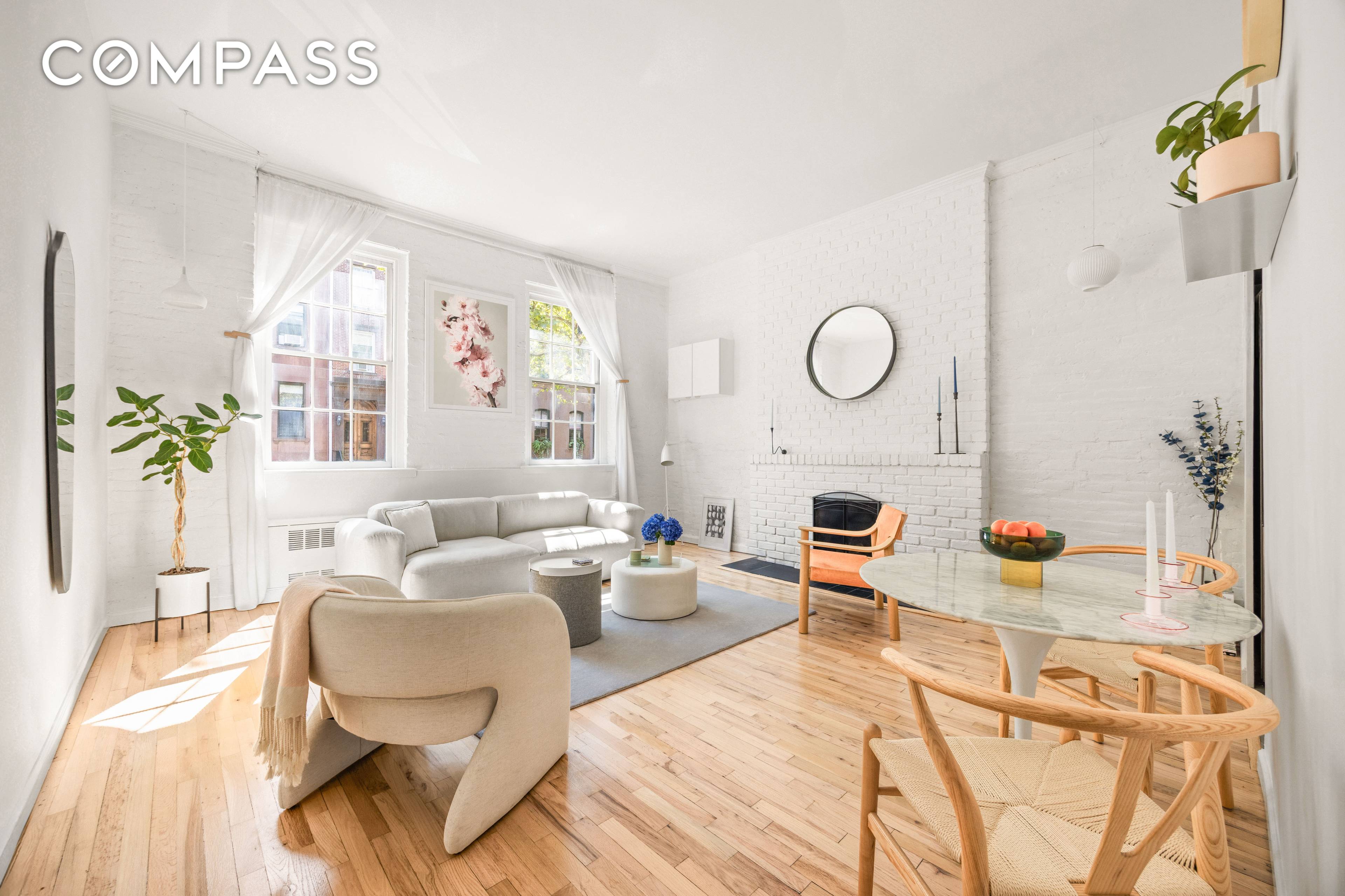 Located on one of Cobble Hill s most desirable and picturesque blocks this custom renovated 1 bedroom features oversized windows, abundant sunlight and a working fireplace.
