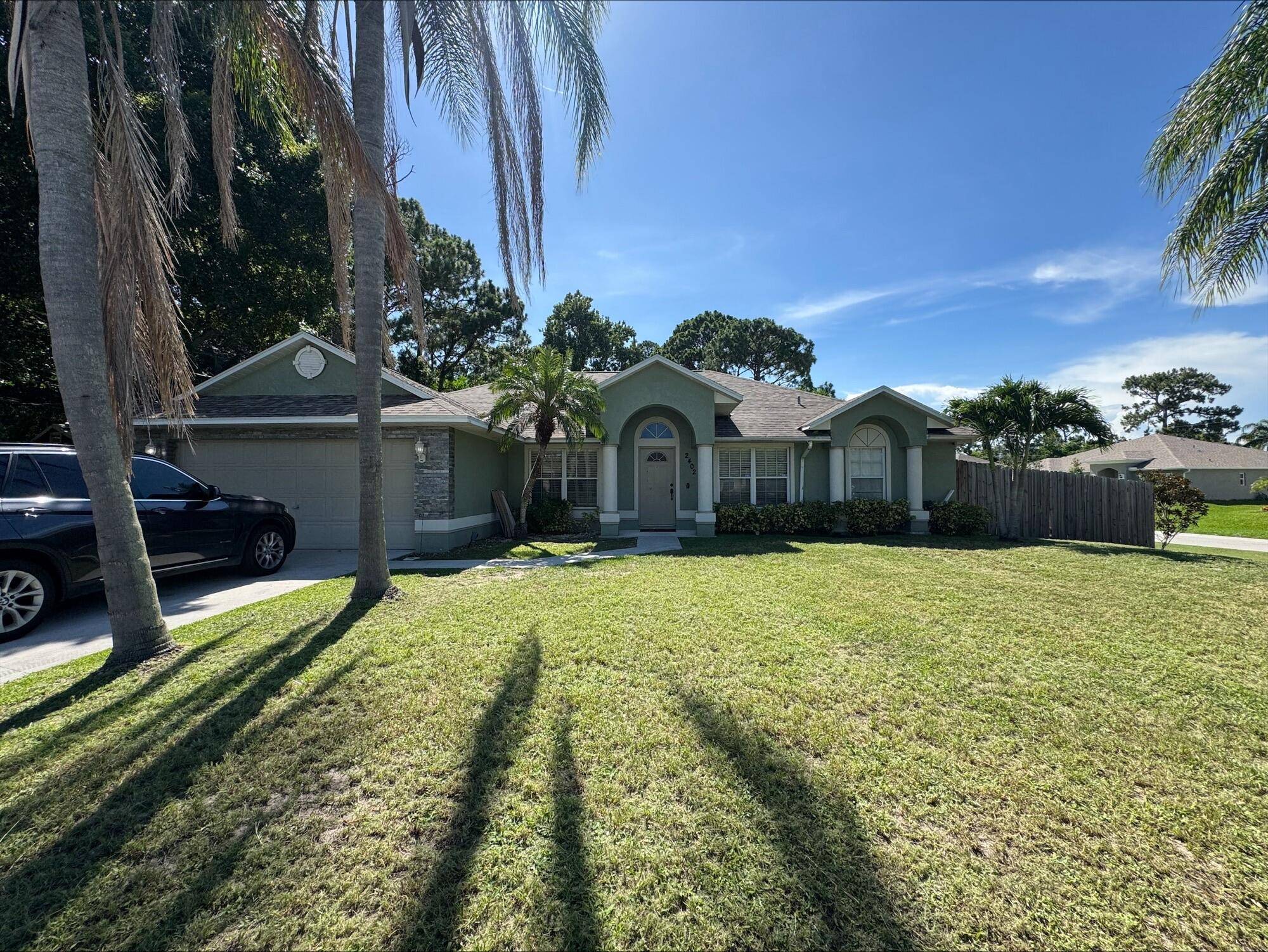 Beautiful 3BR 2BA home on a private lot with no neighbors on either side and a city owned nature preserve behind no future rear development !