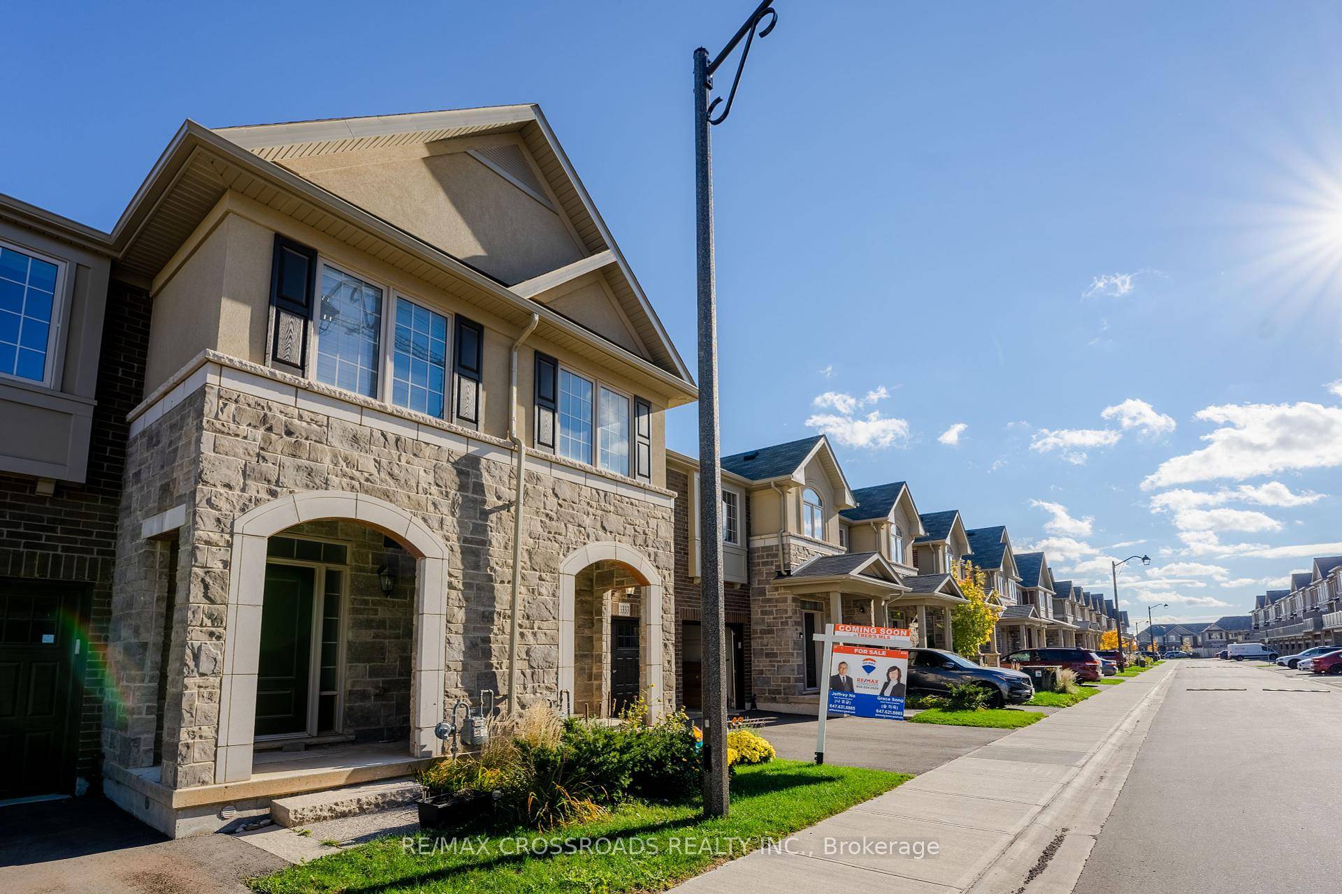 Freehold townhome built by Brandhaven in a highly coveted location backing onto a ravine.