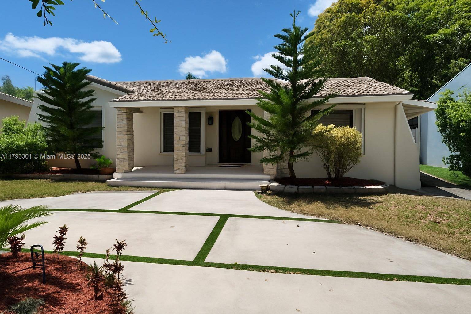 Spacious 5BD 3BA home with in law quarters, zoned for Coral Gables High.