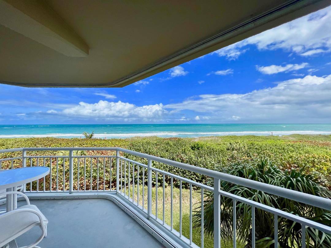 Seasonal Oceanfront Rental 90 Day Minimum Enjoy direct oceanfront living in this beautifully appointed 2 bedroom, 2 bath residence with a 1 car garage.