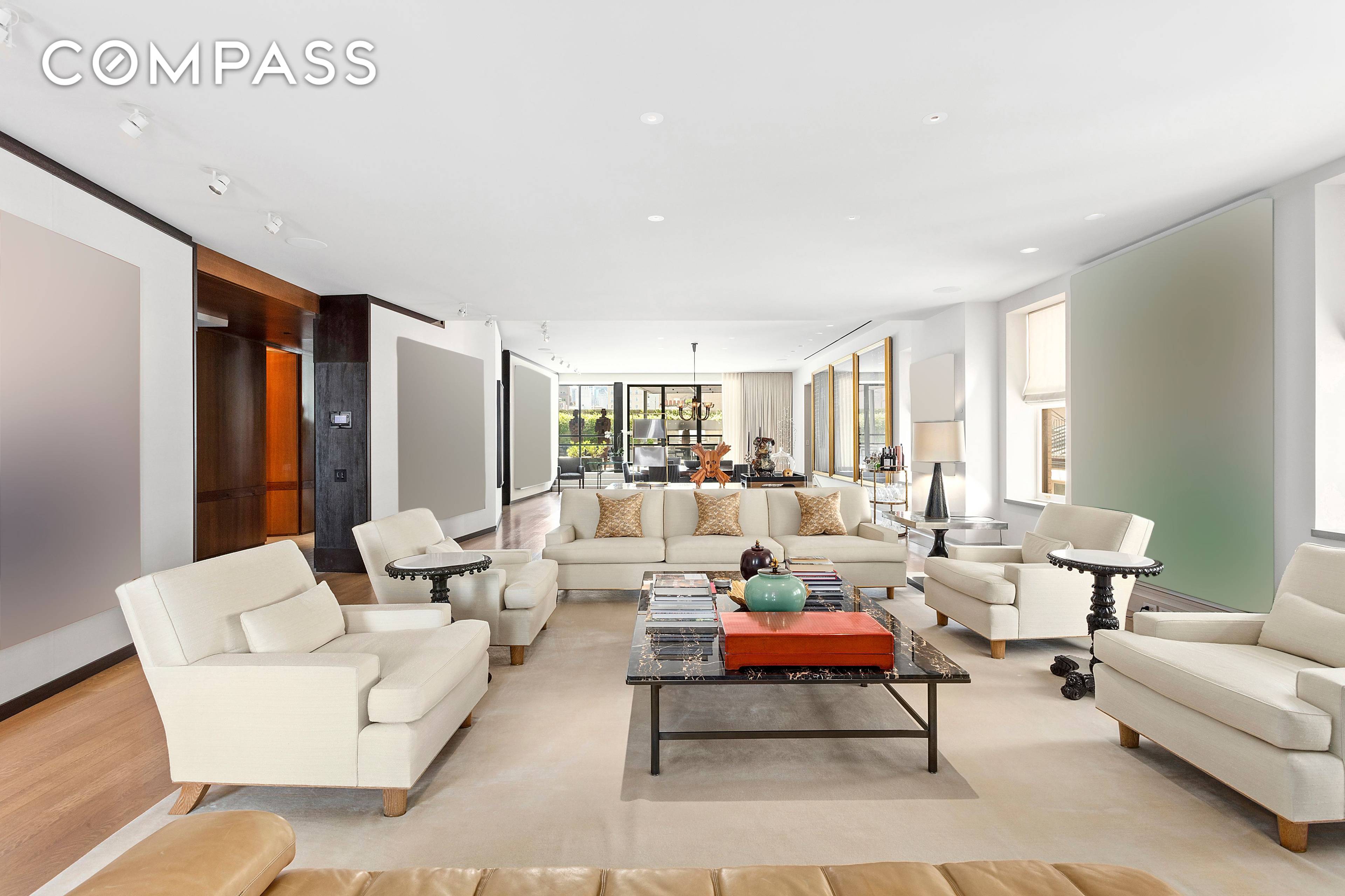 The crowning glory of the prestigious Stuart Duncan House, this phenomenal triplex penthouse residence towers above the street in all its grandeur with iconic views centered on Central Park.