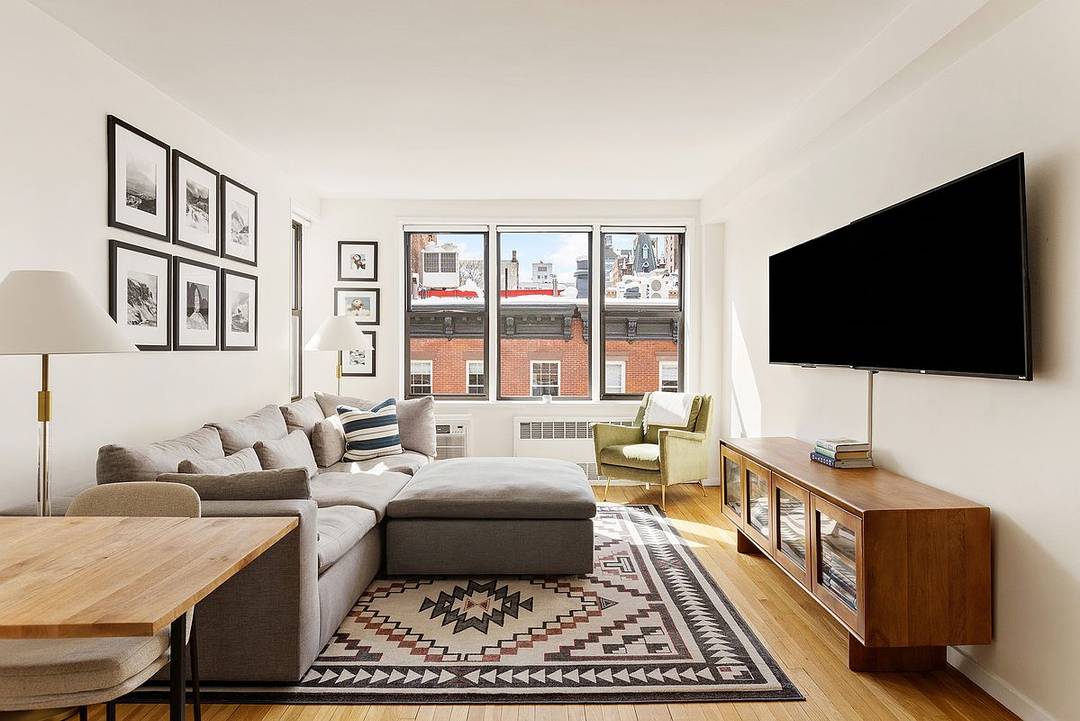 Welcome to Apartment 4P at 211 East 18th Street, a light filled one bedroom offering a wonderful opportunity to create the home of your dreams.