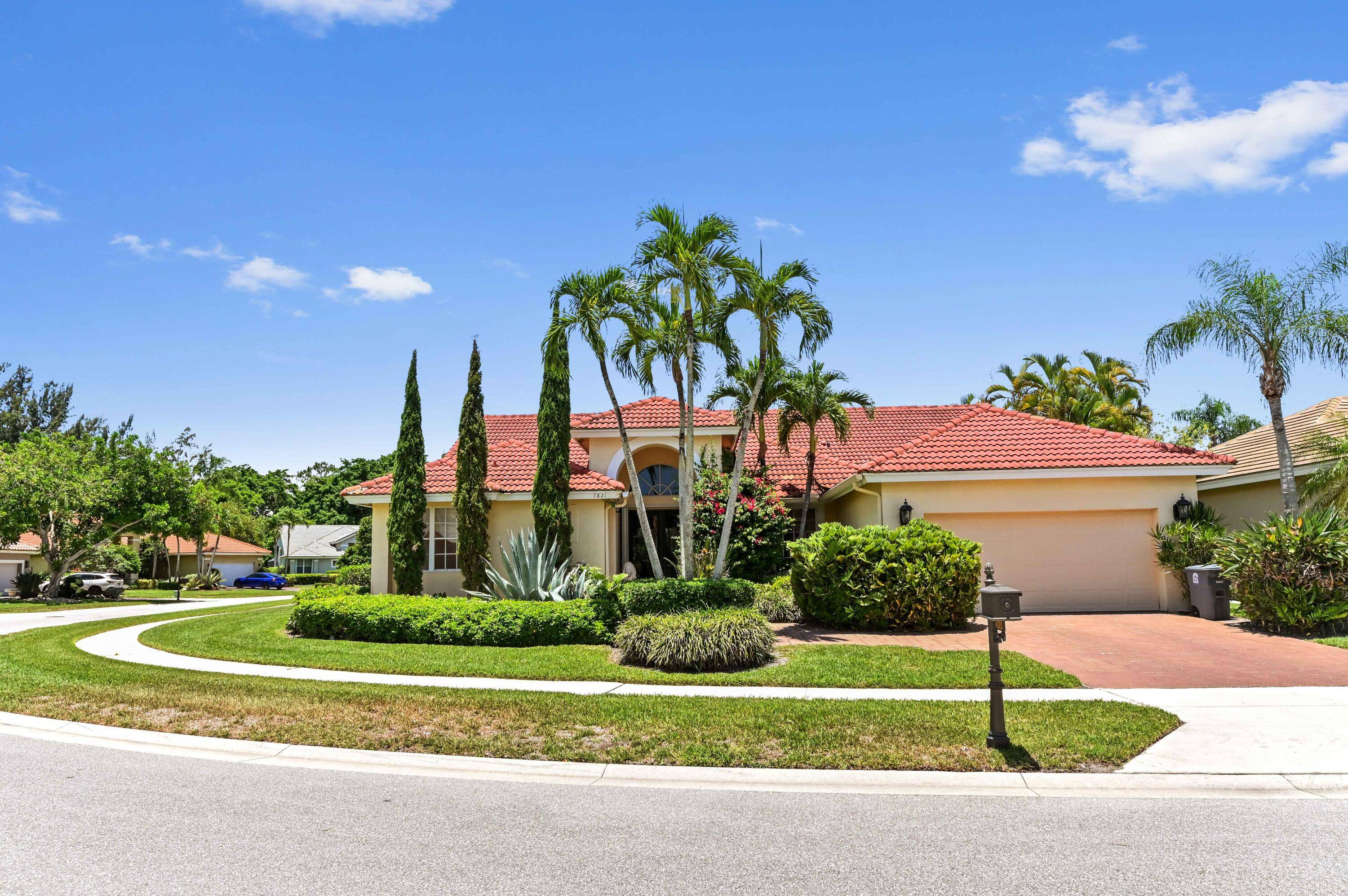 Enjoy the winter months in this stunning home featuring an expanded screened lanai largest in The Estate section with a beautiful pool, 2 car garage, 3 bedroom, 3 bathroom.