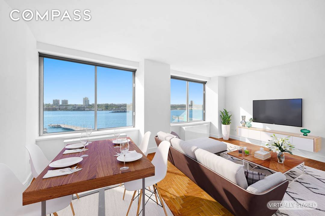 This home offers beautiful, direct Hudson River views and gorgeous sunsets from its west facing windows.