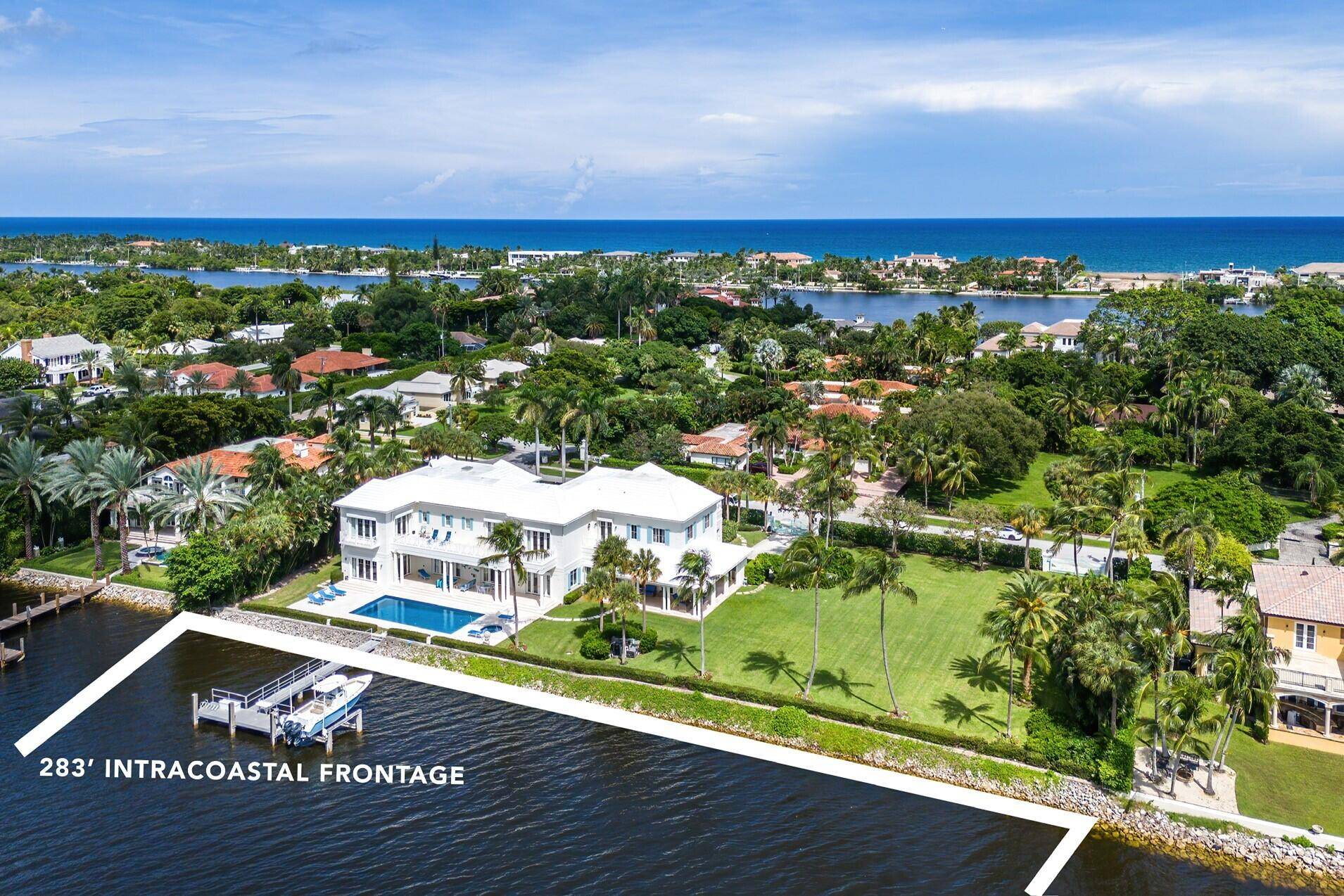 Truly Exceptional Waterfront Opportunity Estate Home In the Ultra Luxury Secluded town of Manalapan.