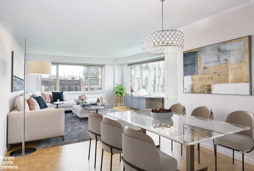 Sublime Light ; Super Space ; Perfect Location This coveted, oversized, corner one bedroom line rarely comes up, as once people live here they don't want to move.