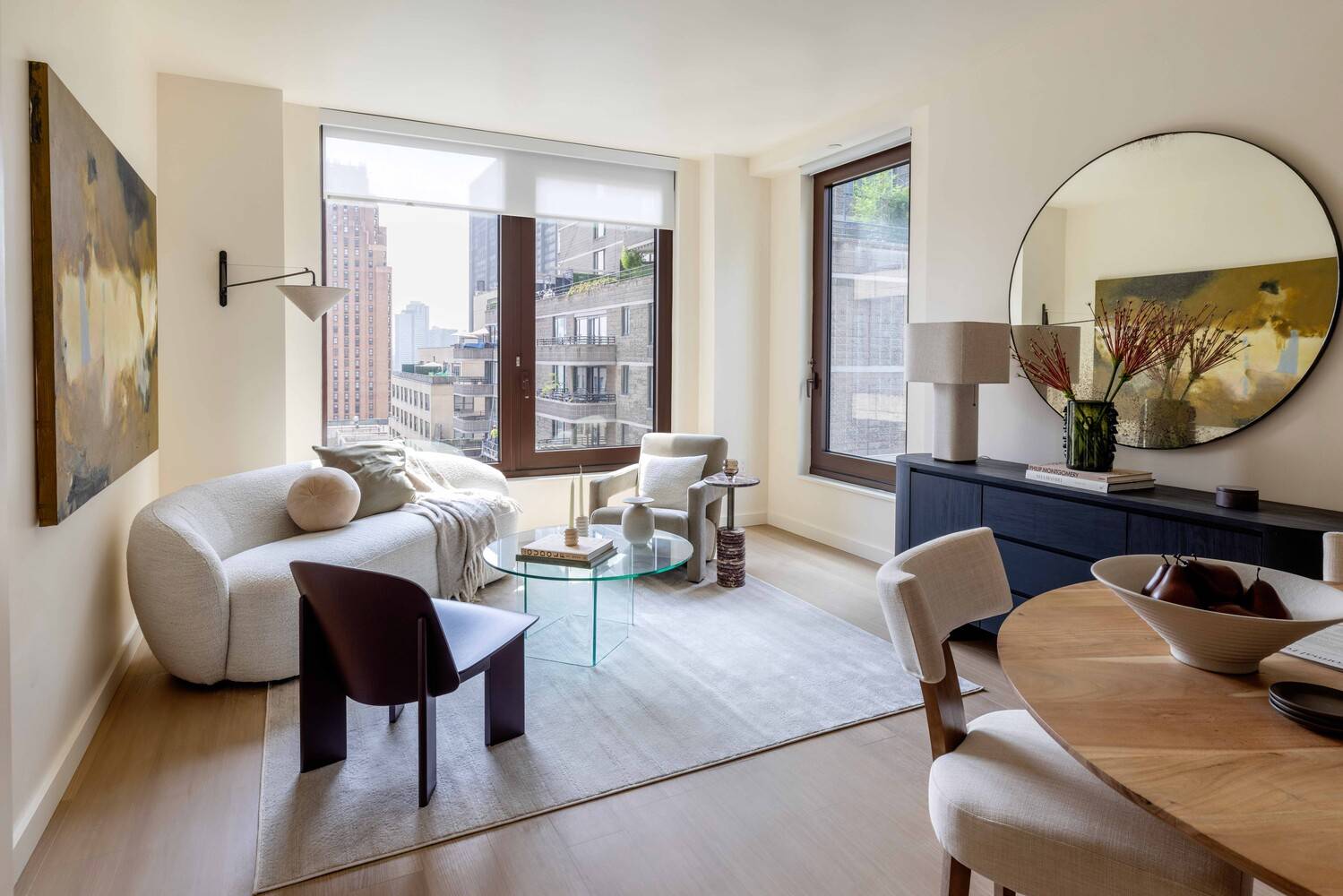 Now Leasing Elegantly Designed Studio to 3 Bedroom Residences Offering 1 month OP and 1 month free on a 13 month lease.