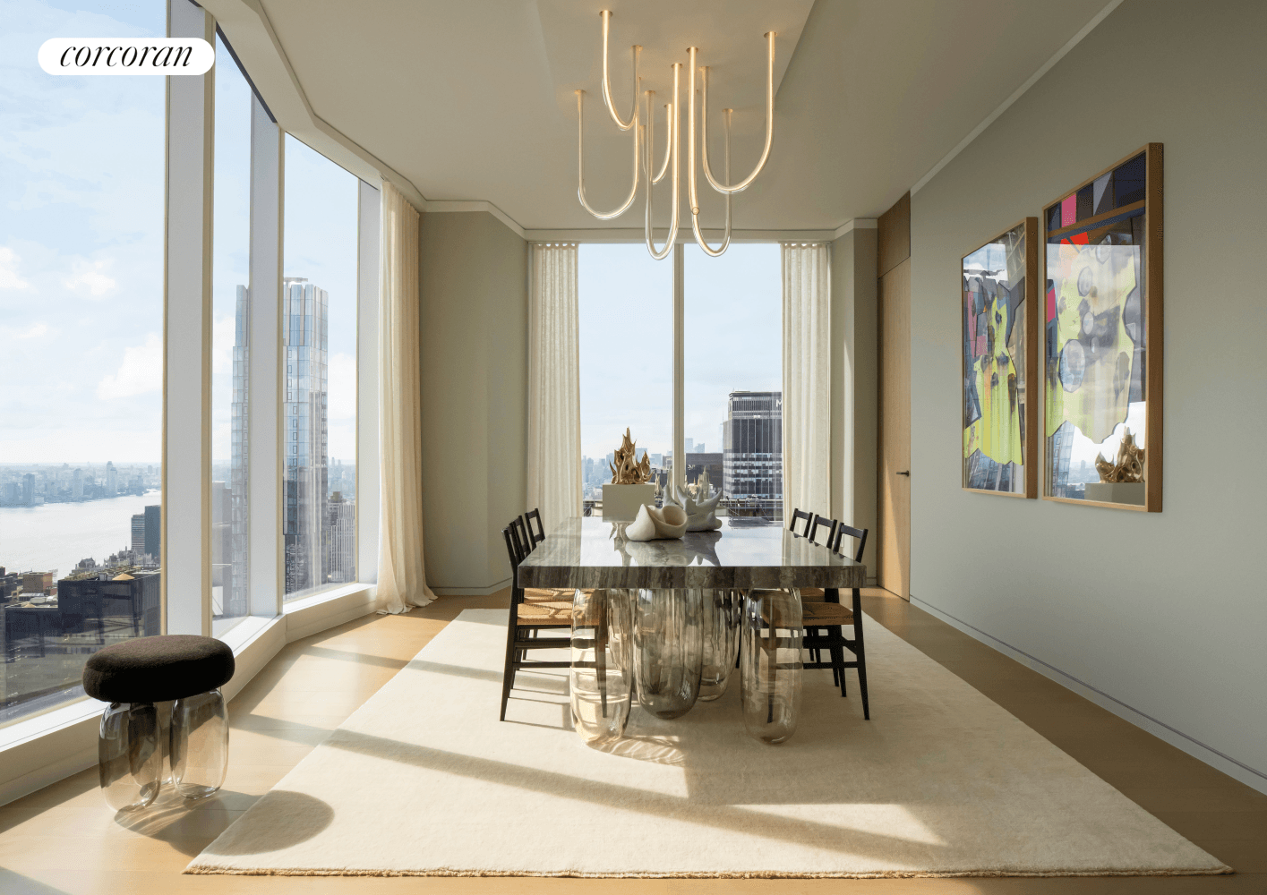 Selene, located at 100 East 53rd Street, offers graciously scaled residences and sophisticated design by Pritzker Architecture Prize winner Norman Foster with interiors in collaboration with AD100 recipient William T.