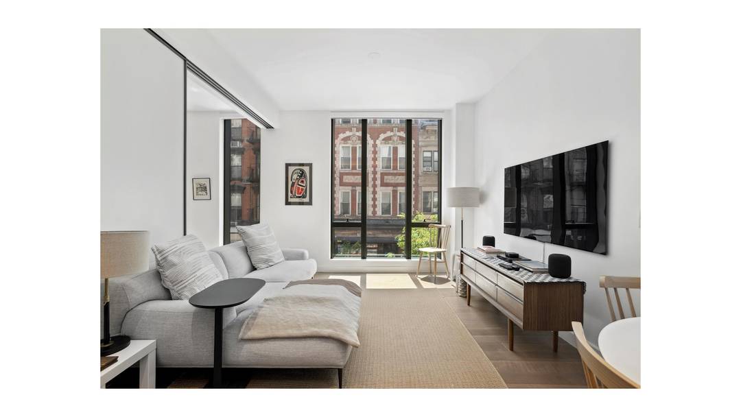 On a prominent corner in the heart of the Lower East Side, 150 Rivington designed by visionary architect Gluck.