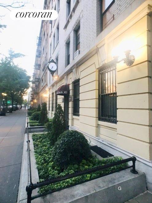 This rare ground floor space on Central Park North offers south facing views of Central Park.