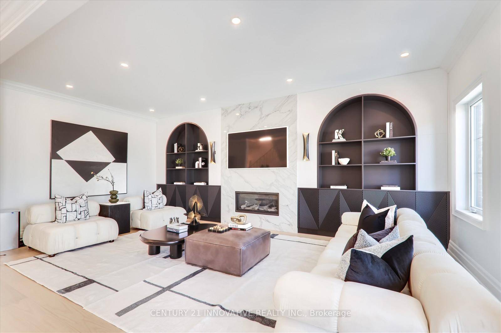 A Victorian inspired exterior paired with a timeless, luxurious modern contemporary interior in Old Markham Village.