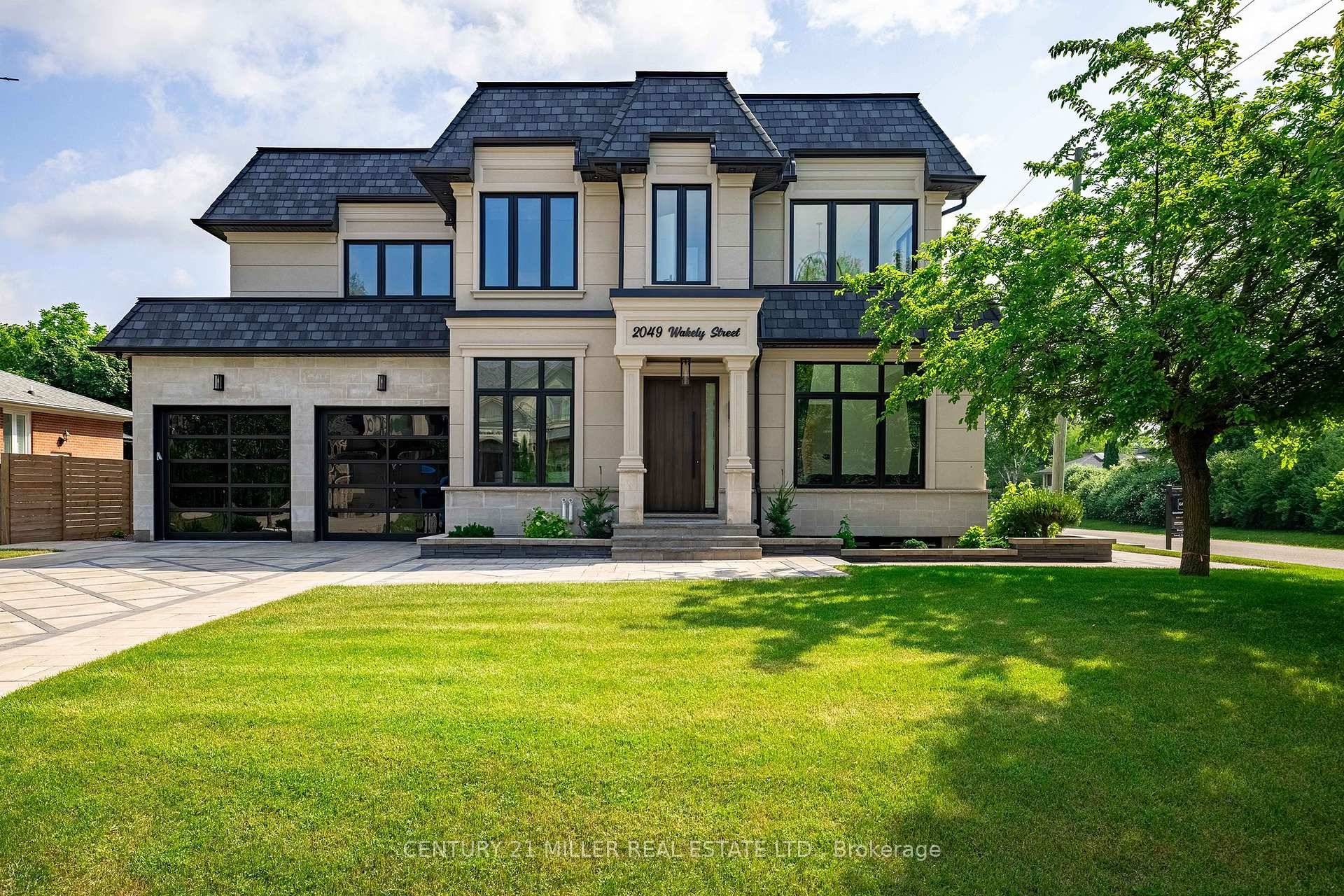 Set on a quiet street in one of south west Oakville's most sought after neighbourhoods, this newly completed 2023 custom built French cha teau inspired residence exemplifies elevated living through ...