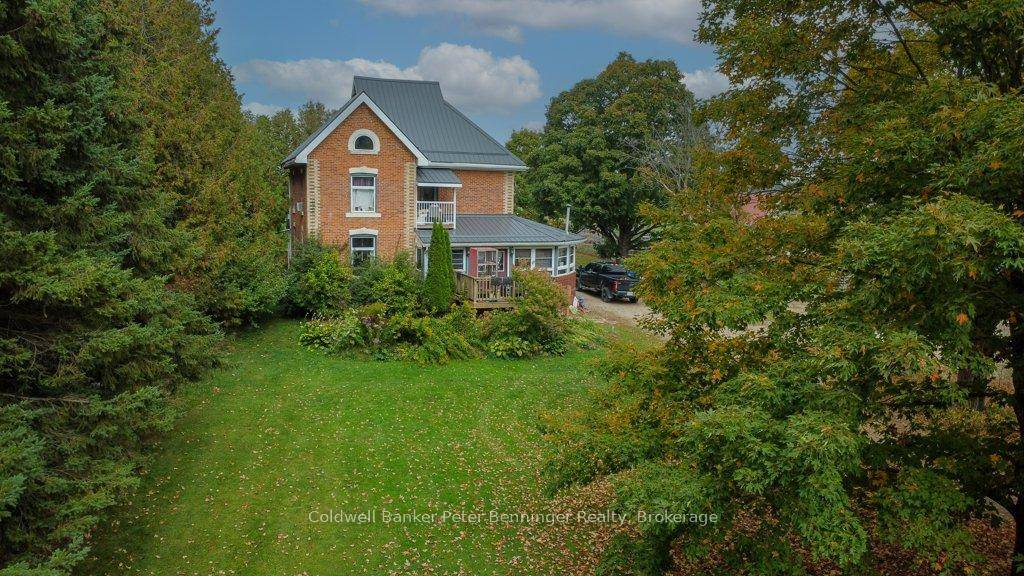 Lovely Hobby Farm on almost 3 acres set back on Grey Road 9.