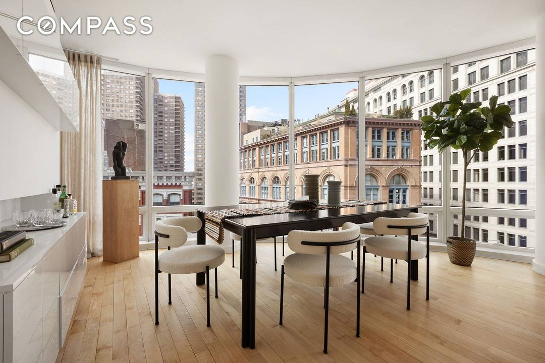 Discover the epitome of urban elegance at 445 Lafayette Street, 9C, a sophisticated 2 bedroom, 2 bathroom corner residence nestled in the vibrant heart of NoHo.
