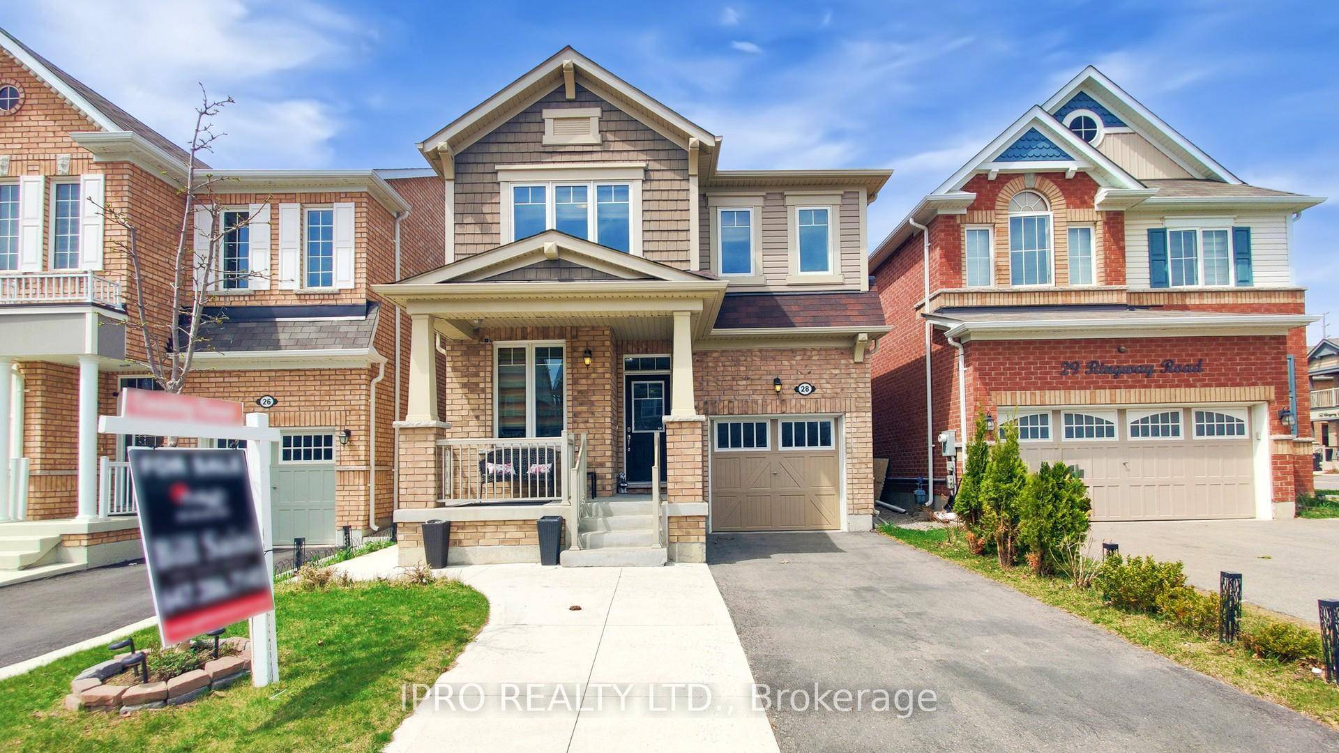 Beautiful 4 Bedroom Detached Home with Finished Basement amp ; Very Rare Layout !