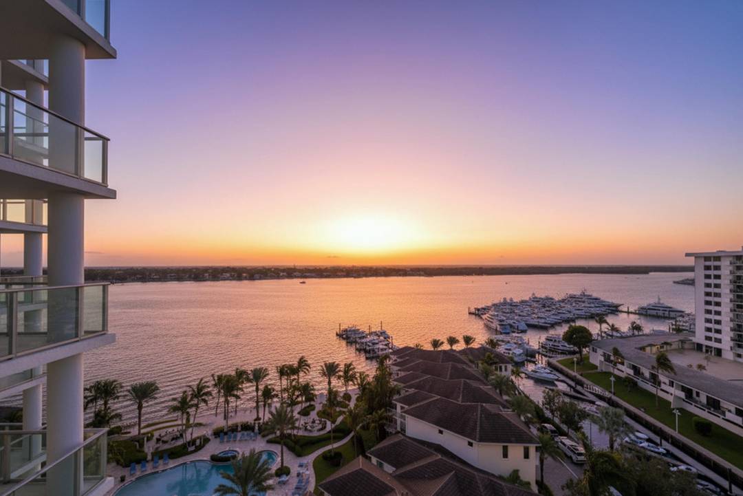 Welcome to residence 1003 in the highly sought after waterfront condominium, Water Club.