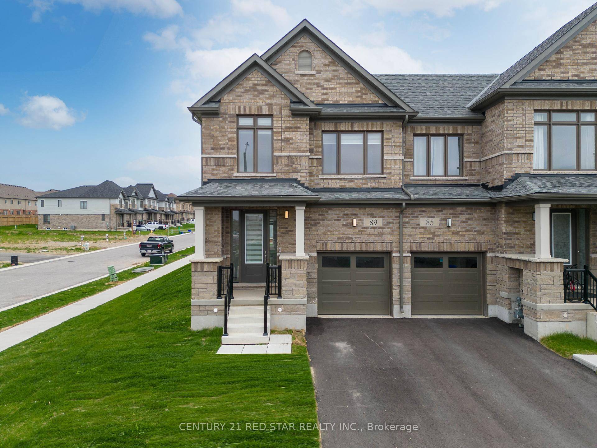 1925sqft Above Grade, Yes OVER 1900sqft END UNIT Townhome feels more like a large Semi With So Many Large Windows amp ; ALL Brick amp ; Stone, No Siding !